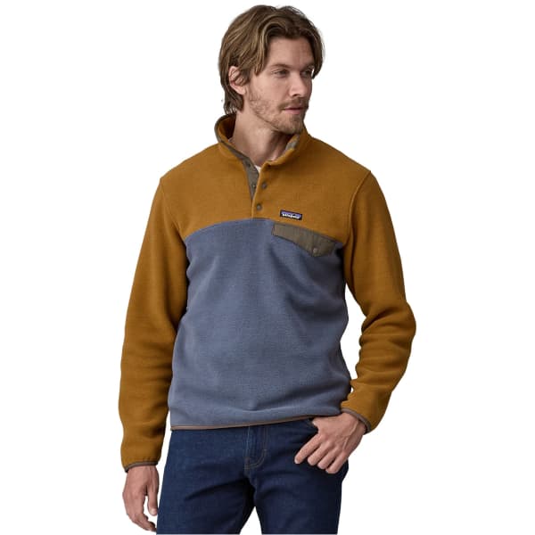 Sweat polaire PATAGONIA M'S LW SYNCH SNAP-T P/O SHELTER BROWN