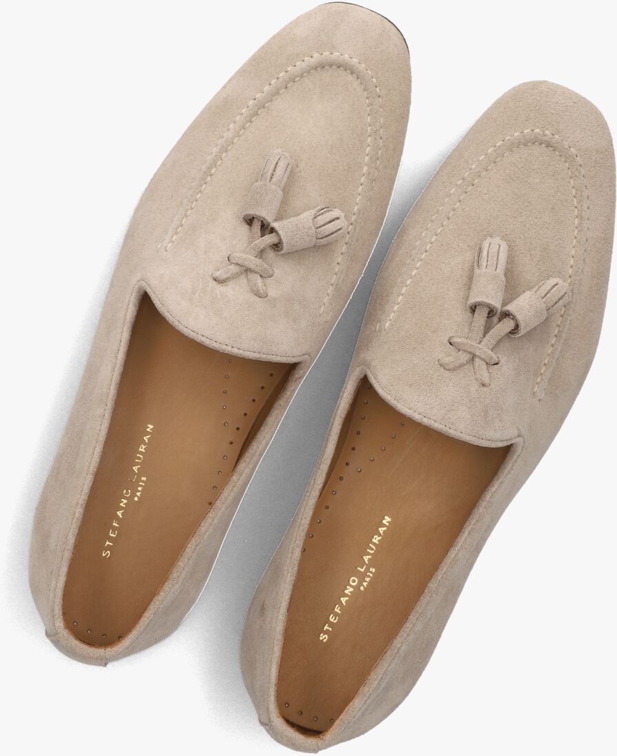 beige stefano lauran loafers 7913