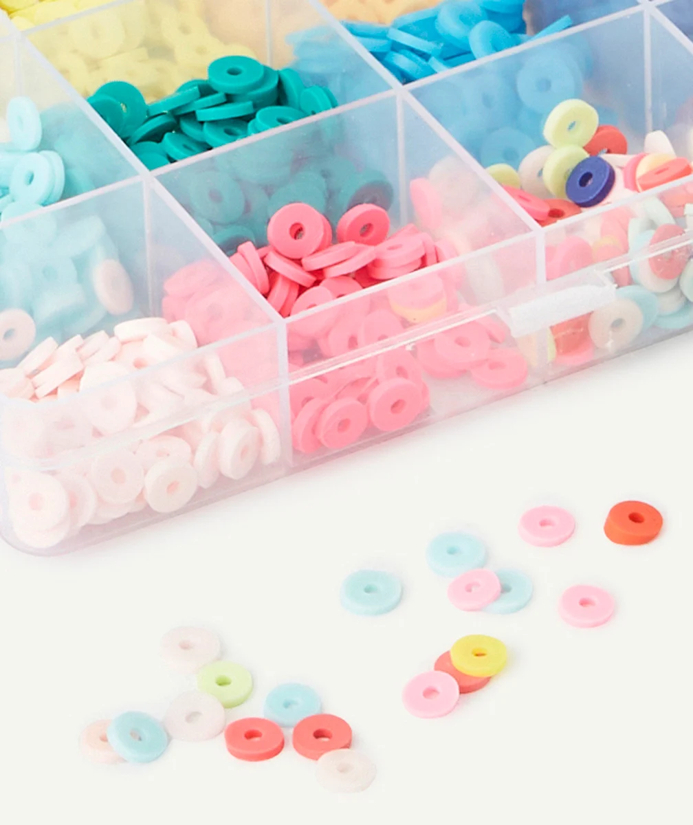 LA PETITE EPICERIEBOÎTE DE PERLES HEISHI 11 COULEURS POP AVEC ACCESSOIRES