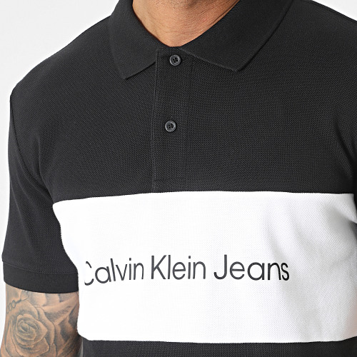 Polo Manches Courtes 3815 Noir Blanc