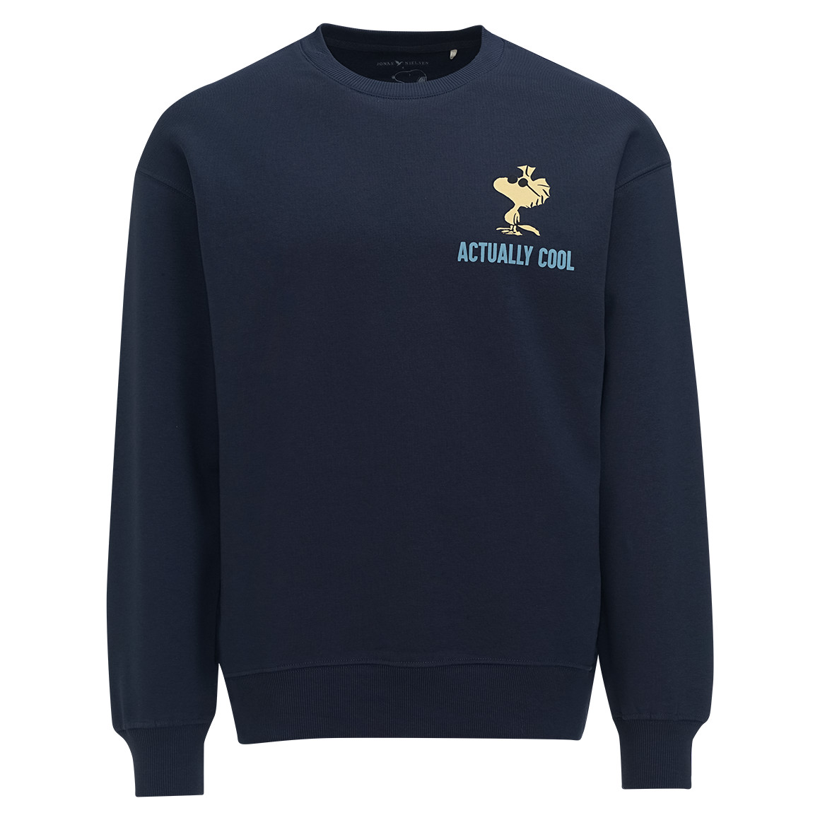 Jonas Nielsen Peanuts Sweatshirt mit Rückenprint dunkelblau