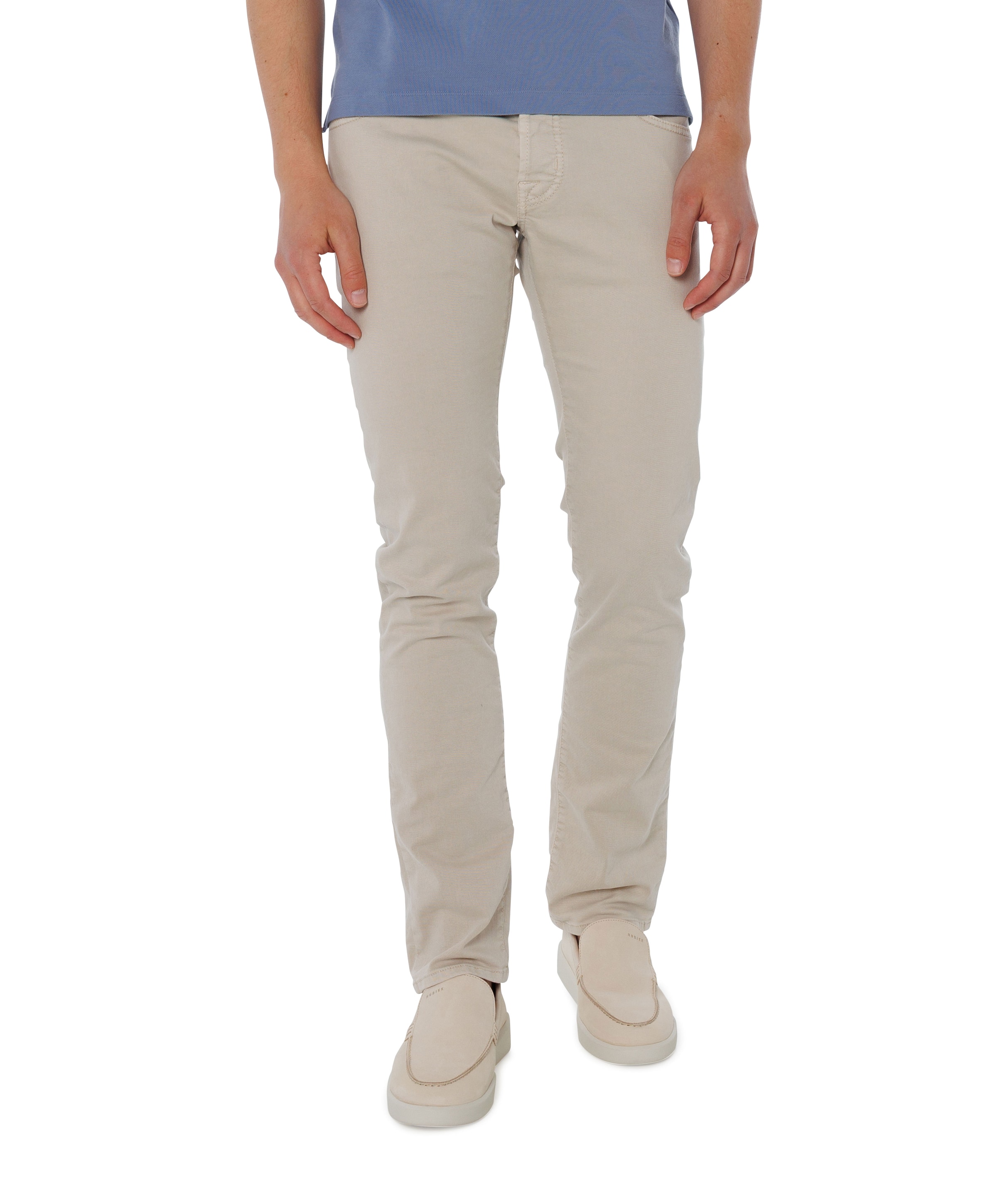 Jacob Cohën Nick Slim 5 pkt heren jeans beige