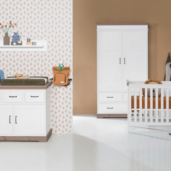 Kidsmill Savigno Babybed Grijs Zonder Kruis 60 x 120 cm