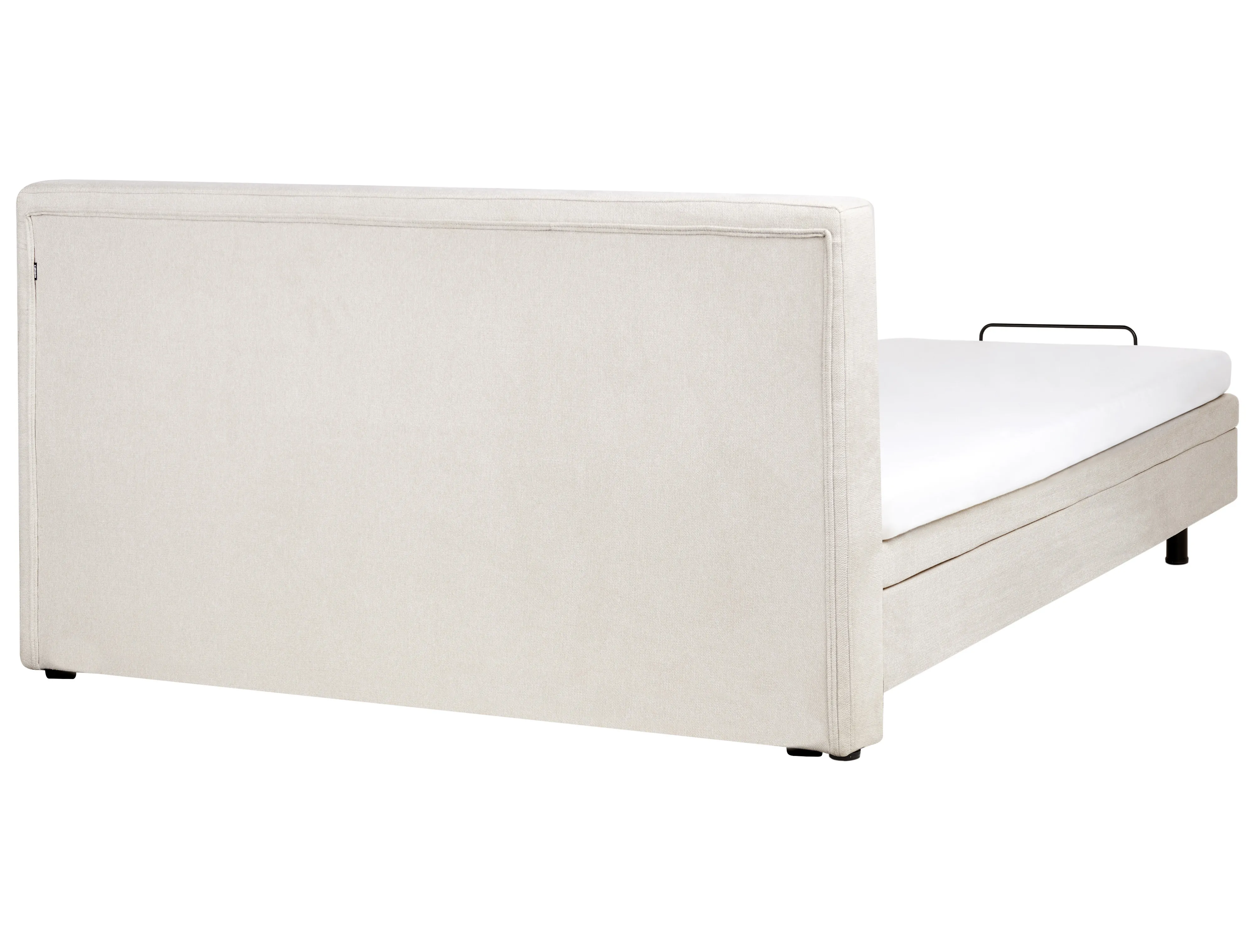 Verstelbaar bed Stof DUKE 180 x 200 cm Lichtbeige