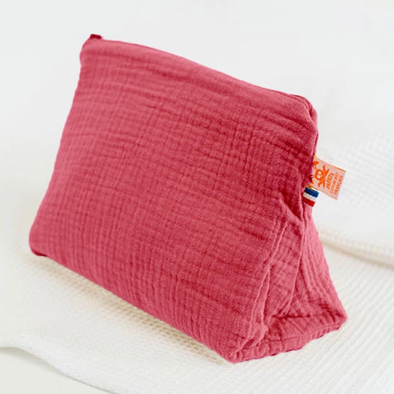 Papate Trousse de Toilette en Coton Bio fraise - 23x17 cm