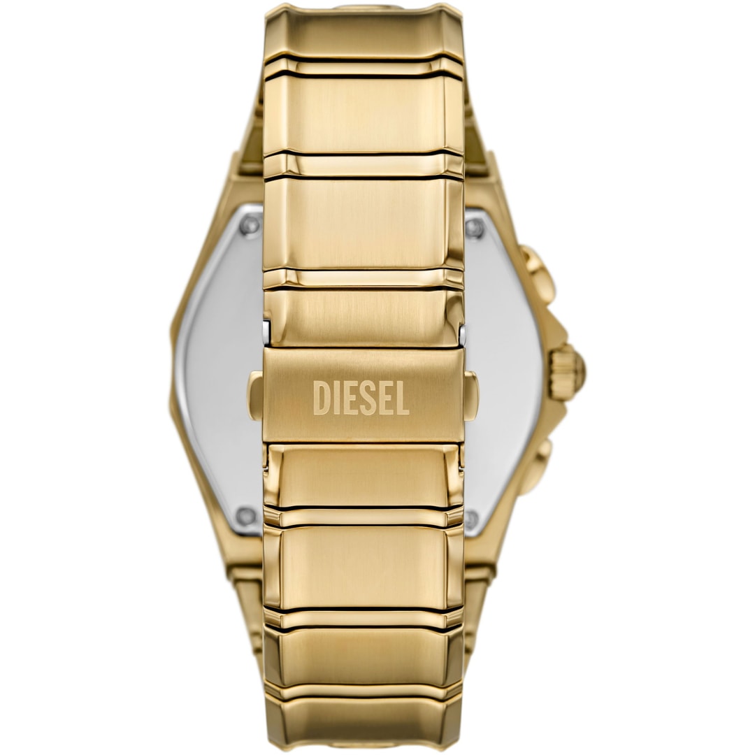Diesel D-Curve Chronograph Goldig