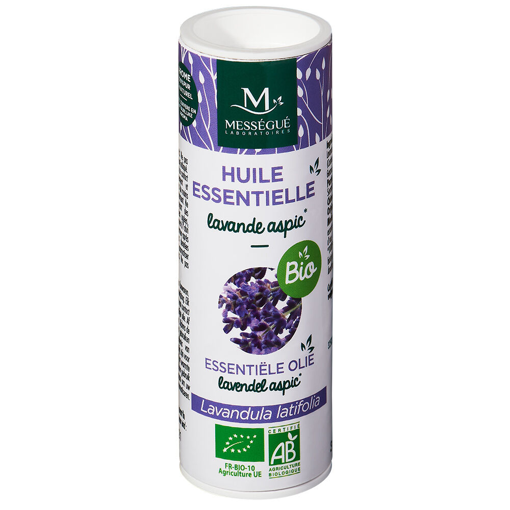 Huile essentielle Lavande Aspic Bio Messegué 5 ml