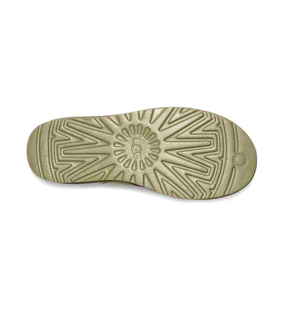 UGG Botines de Piel Classic Classic Ultra Mini verde