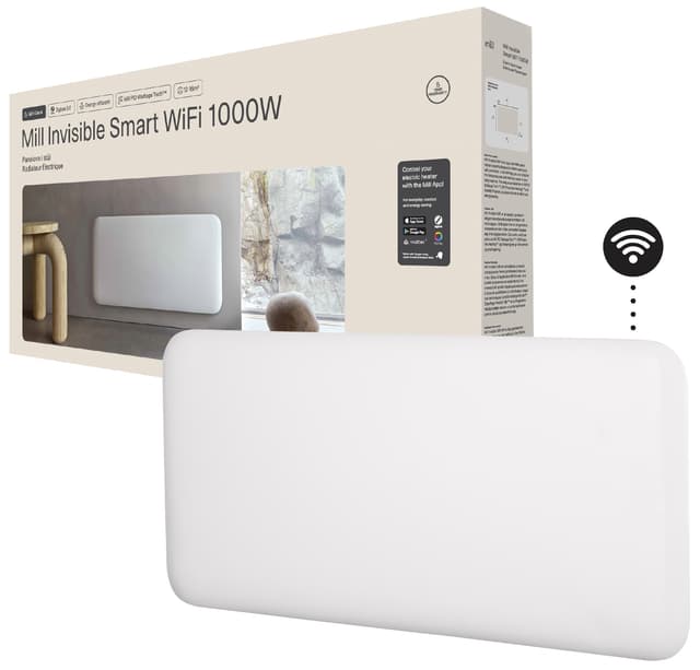 Mill Invisible panelradiator PA1000LWIFI4 (hvid)