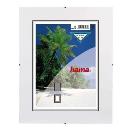 Hama Rahmenloser Bildhalter Clip-Fix, Normalglas, 30 x 40 cm