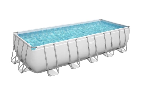 Bestway 5611Z, 19281 l, Innrammet basseng, Voksen og barn, Stige, Hvit, 119,4 kg