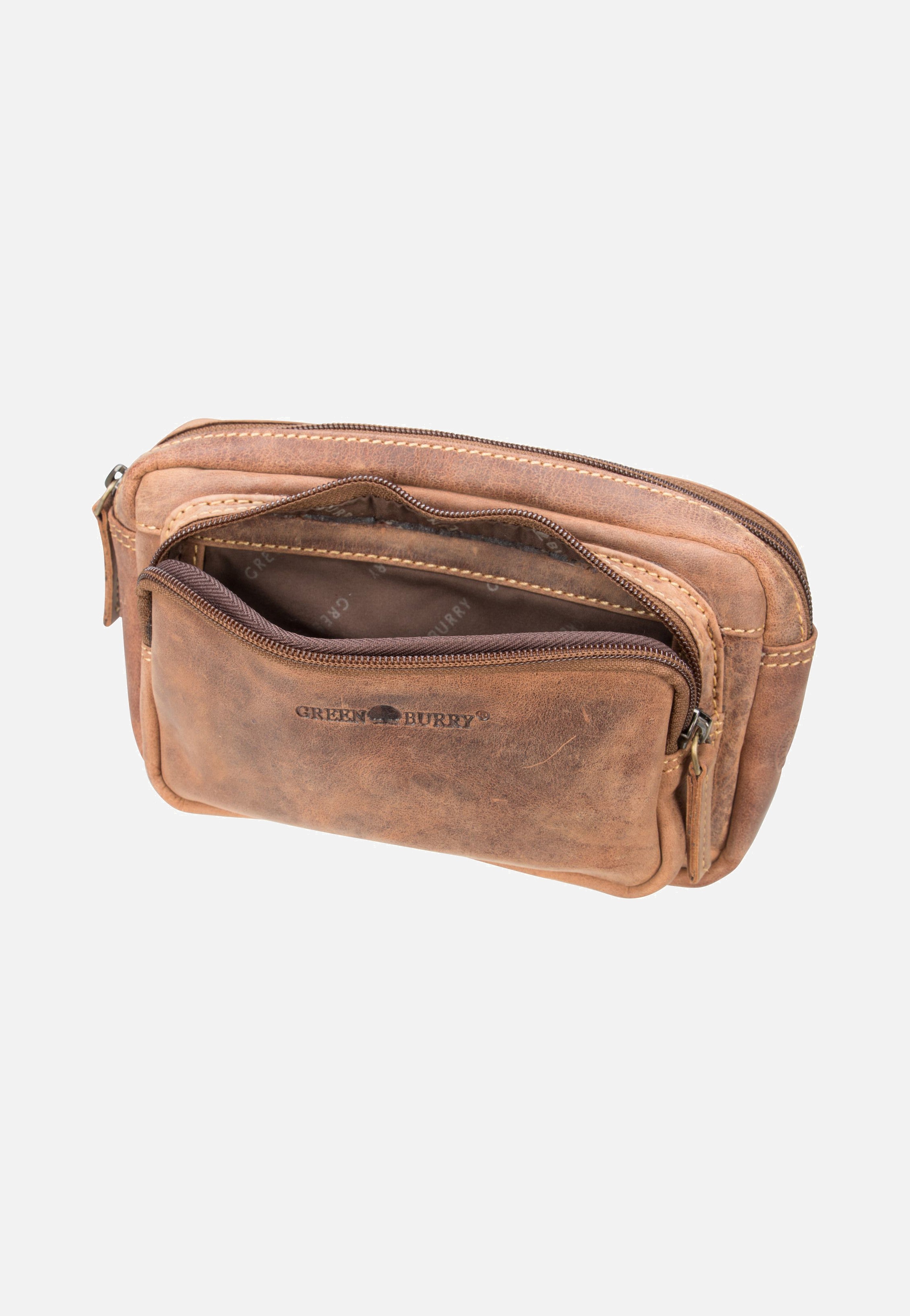 Vintage 1743B Sattelbraun - Bauchtasche