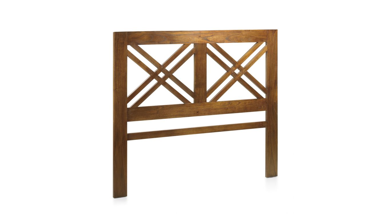 Tête de lit bois marron 165x3x140cm