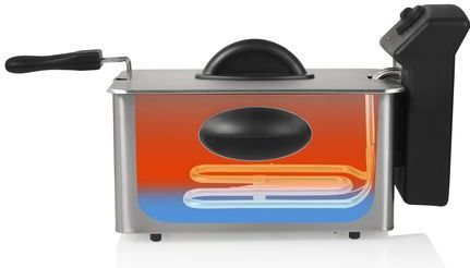Princess - 182642 - Friteuse - RVS/Zwart - 4L - 2000W