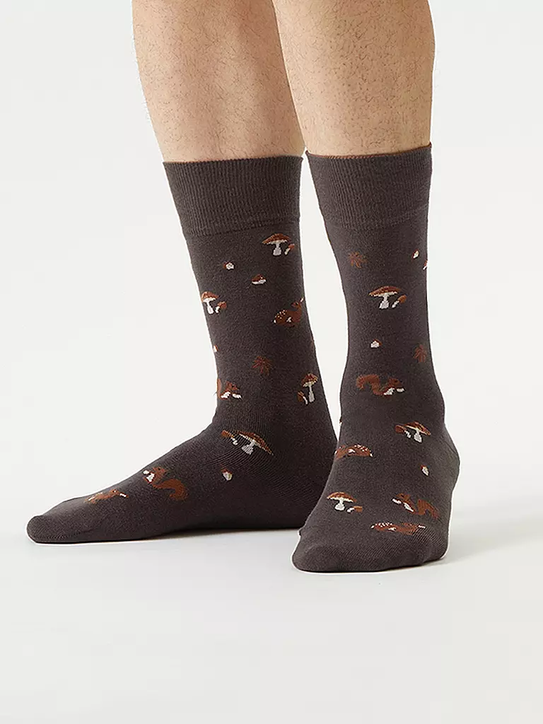 VON JUNGFELD Socken Forest braun