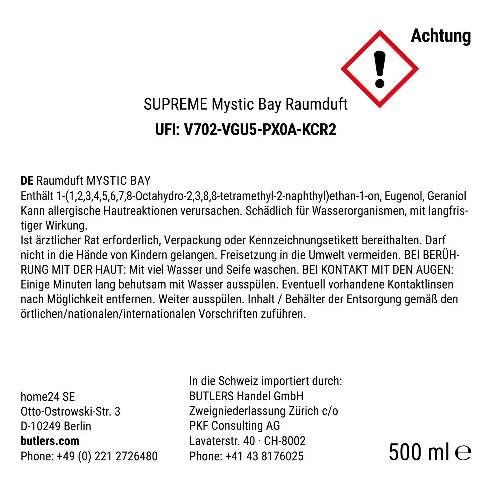 SUPREME Raumduft Mystic Bay