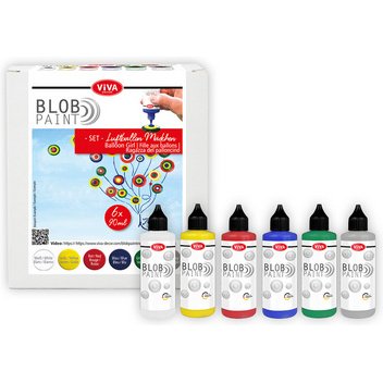 ViVA DECOR Set de peinture Blob Paint 'Fillette aux ballons'