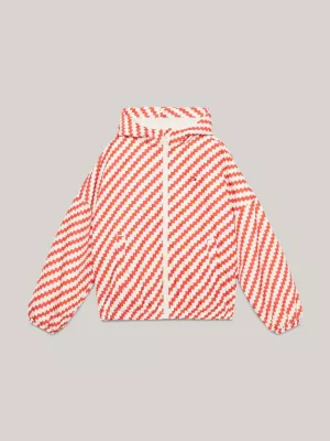 Jaqueta corta-vento Hilfiger Monotype Recycled Jagged Stripe