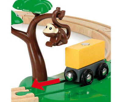 BRIO World 33720 Safari Togbanesett