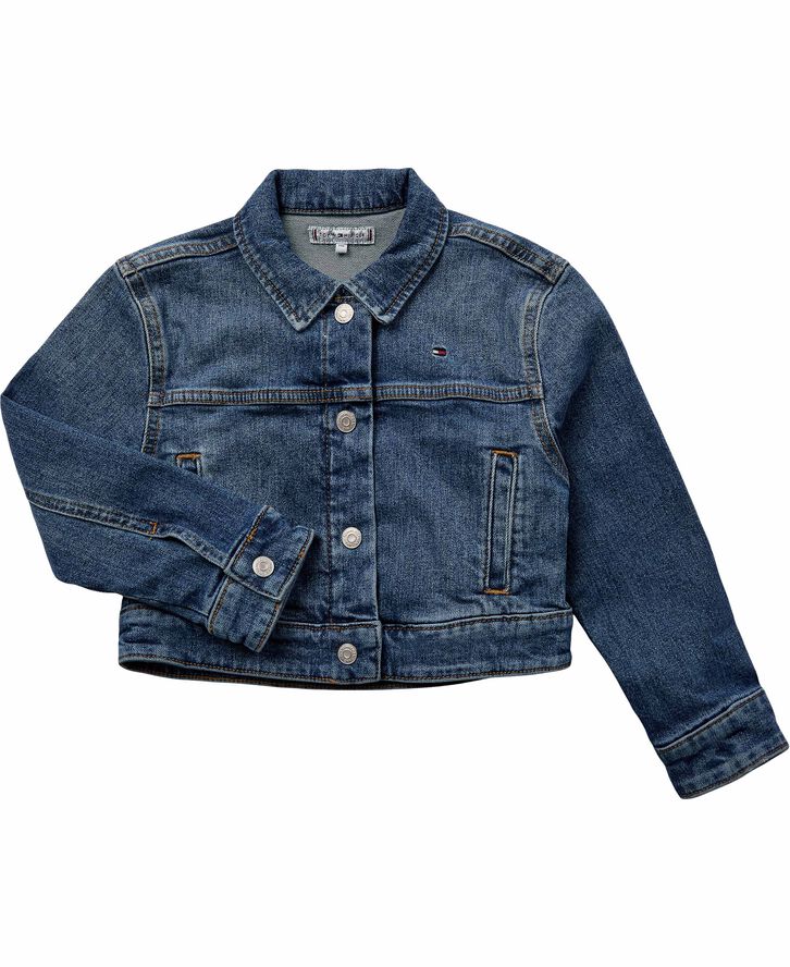Tommy Hilfiger DENIM TRUCKER JACKET Streakyblue