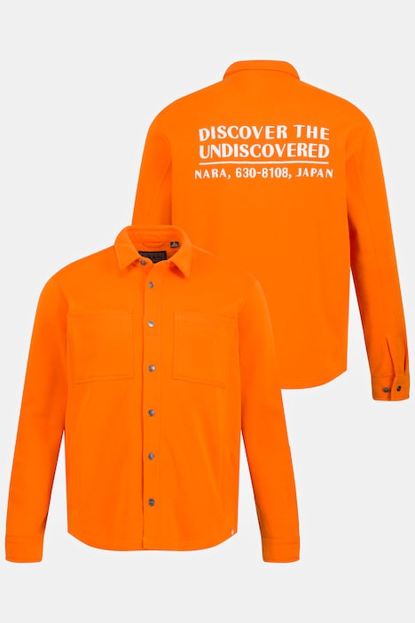 STHUGE Hemd, Overshirt, mit Stickerei, Langarm, Sweat, bis 8 XL