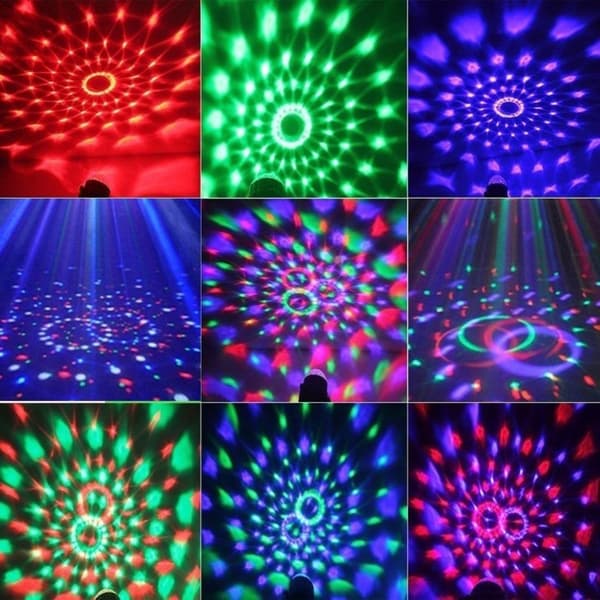 Roterende discokule - Magic Ball roterer og pulserer i takt med musikken
