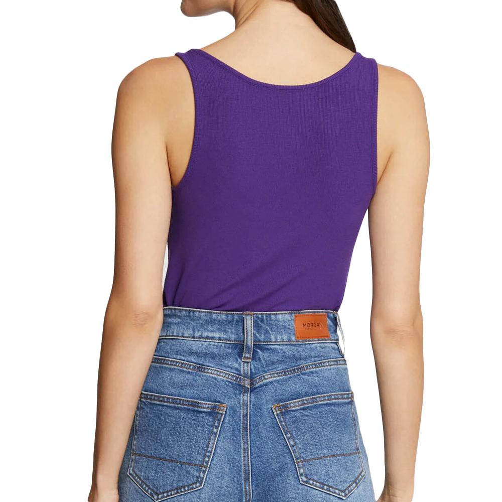 Morgan Débardeur Violet Femme Morgan DUBO