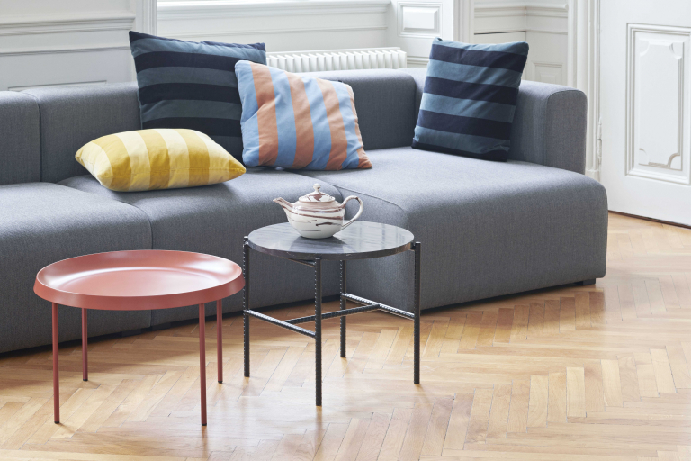Hay Mags Soft bank 3 zits combinatie 4 links Sense Cognac