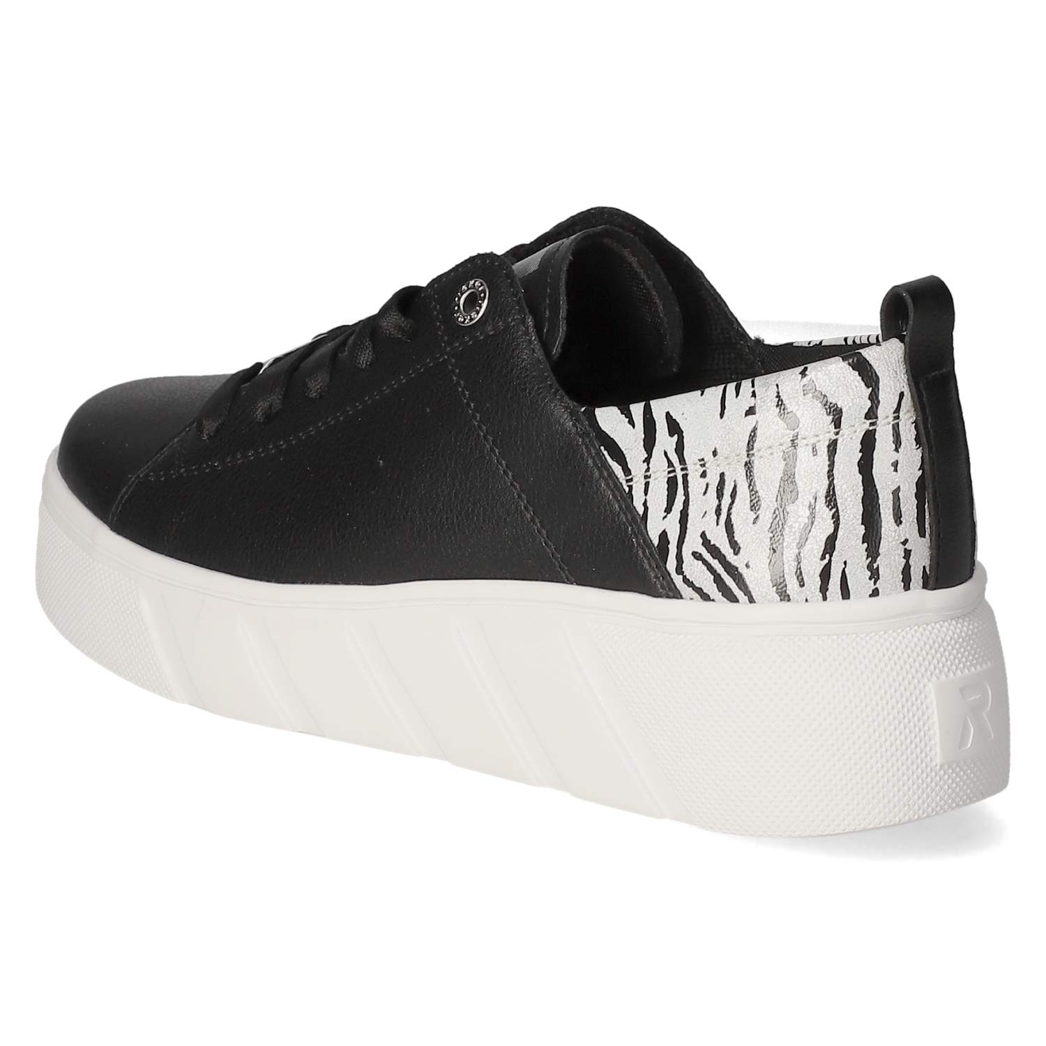 Rieker Low Sneaker - schwarz
