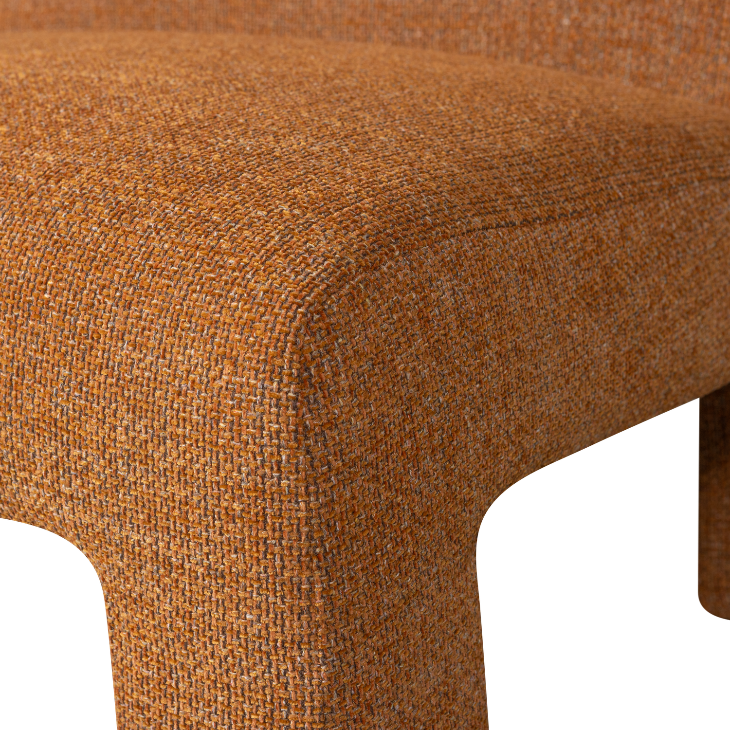 WOOOD Lavid Fauteuil - Polyester - Ginger - 73x74x84