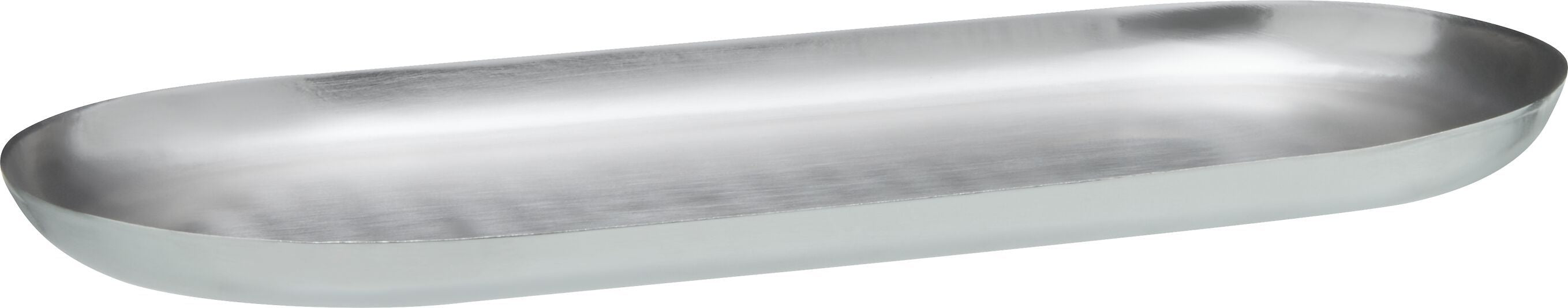 SERAPHINE Serviertablett - Silber / B: 25.0 cm x T: 11.0 cm x H: 1.5 cm