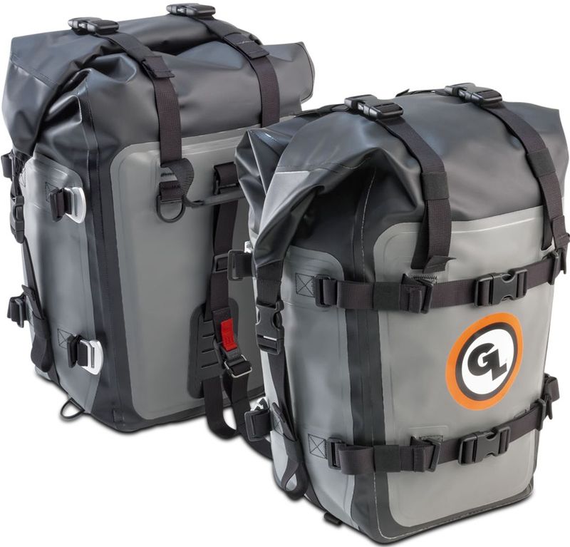 Giant Loop - MotoTrekk - Panniers - Zwart/Grijs - Set van 2 - Waterdicht