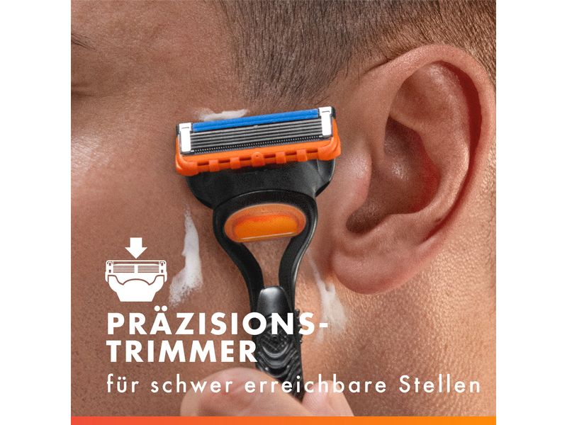 Gillette Herrenrasierer Gillette Fusion5 11er   Handstück Rasierer für Männer mit Gleitstreifen für ein sanftes Gleiten und 5 Klingen