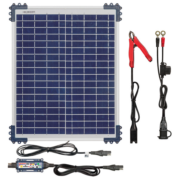 TecMate - Chargeur Optimate Solar Duo TM522D2 avec panneau 20W