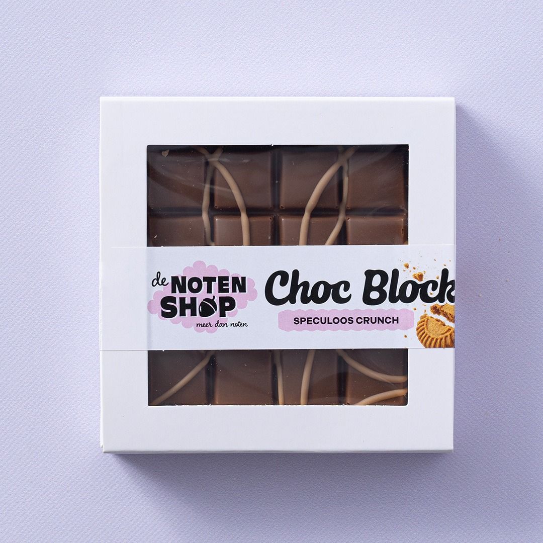 Choc block speculoos crunch 100 gram
