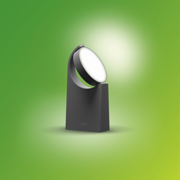 Philips tuinsokkel Mimosa antraciet