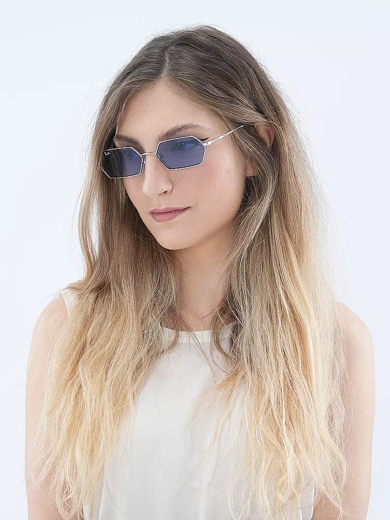 RAY BAN Sonnenbrille 0RB3728/58 YEVI silber