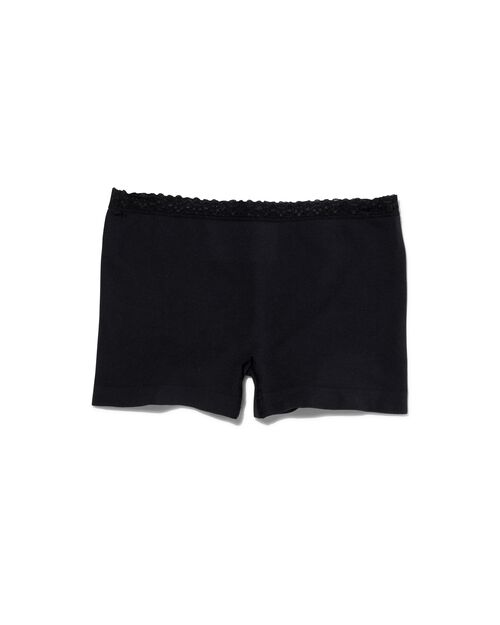 boxer femme sans coutures noir