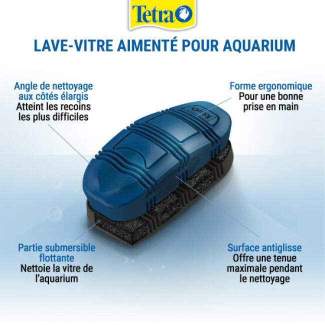 Lave-vitre aimanté Tetra Magnet Cleaner pour aquarium