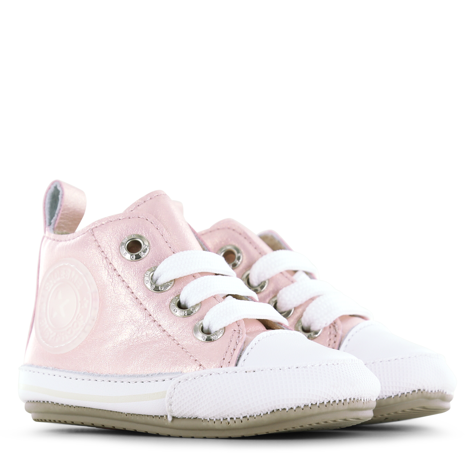 Shoesme metallic roze BABY-PROOF® schoentje Metallic, Microfiber leer | Mei