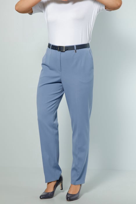 Bauchweg-Hose, Straight Fit, teilelastischer Bund