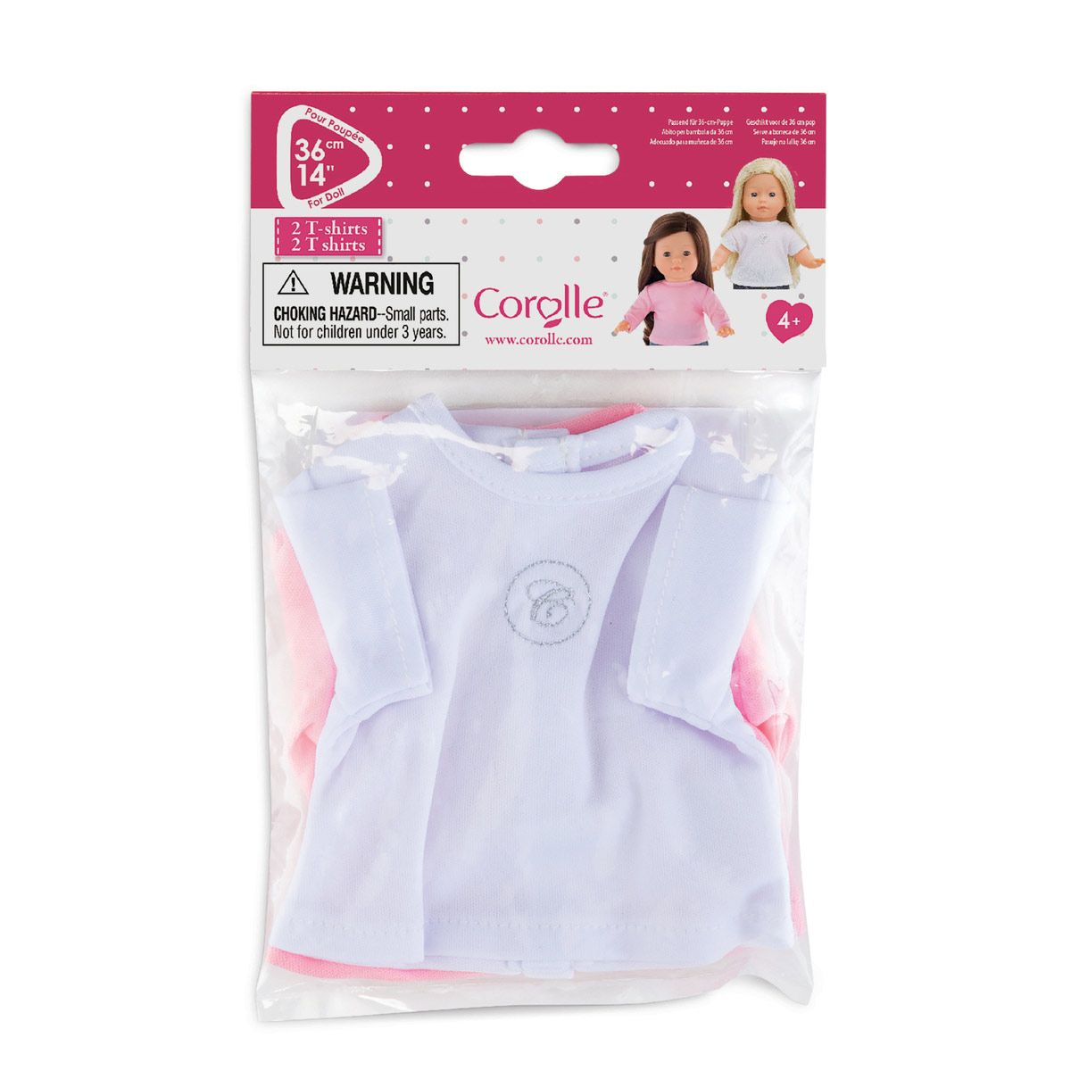 2 tee-shirts Ma Corolle