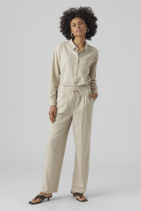 Vero Moda ecru dames broek