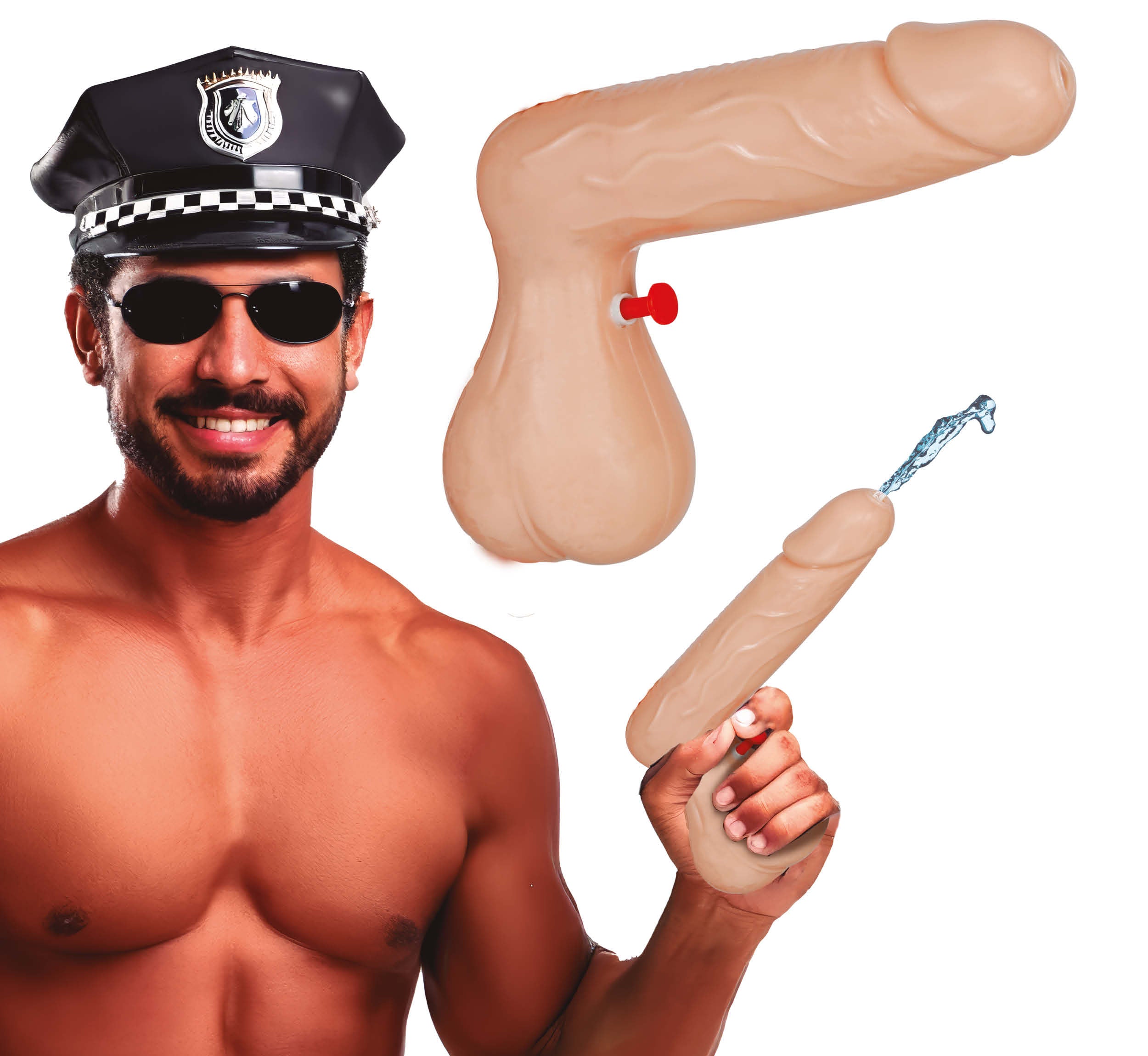 Penis Waterpistool Nude 18cm