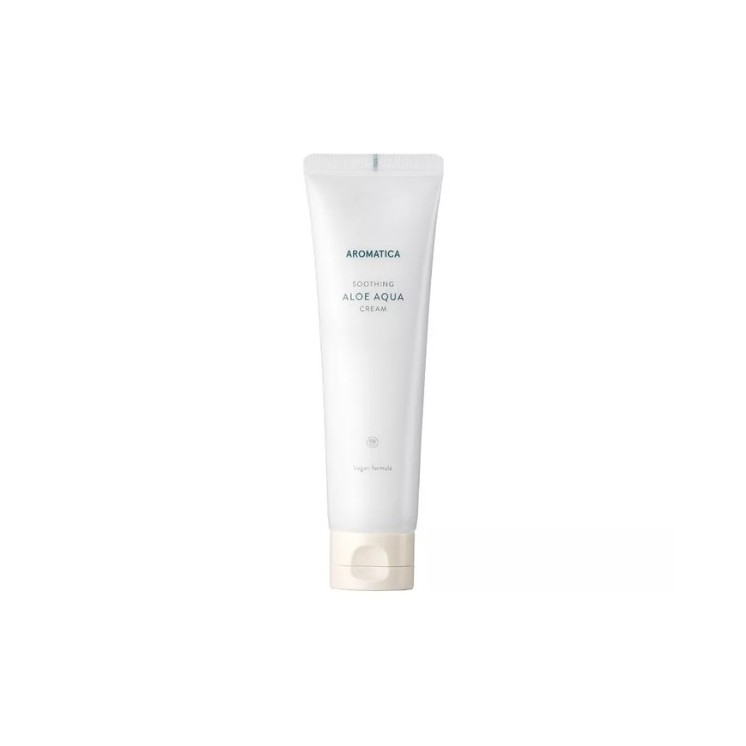 Aromatica Beruhigende Aloe Aqua Cream Natürliche feuchtigkeitsspendende Gesichts- und Körpercreme mit Aloe 150 g