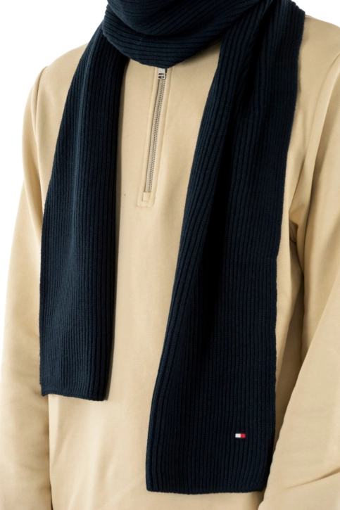 Echarpe tommy jeans flag pima dw6 space blue