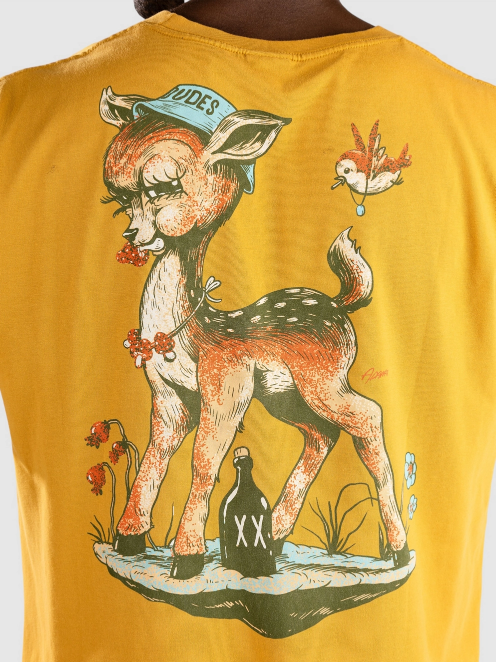 The Dudes Bamby T-Shirt ochre