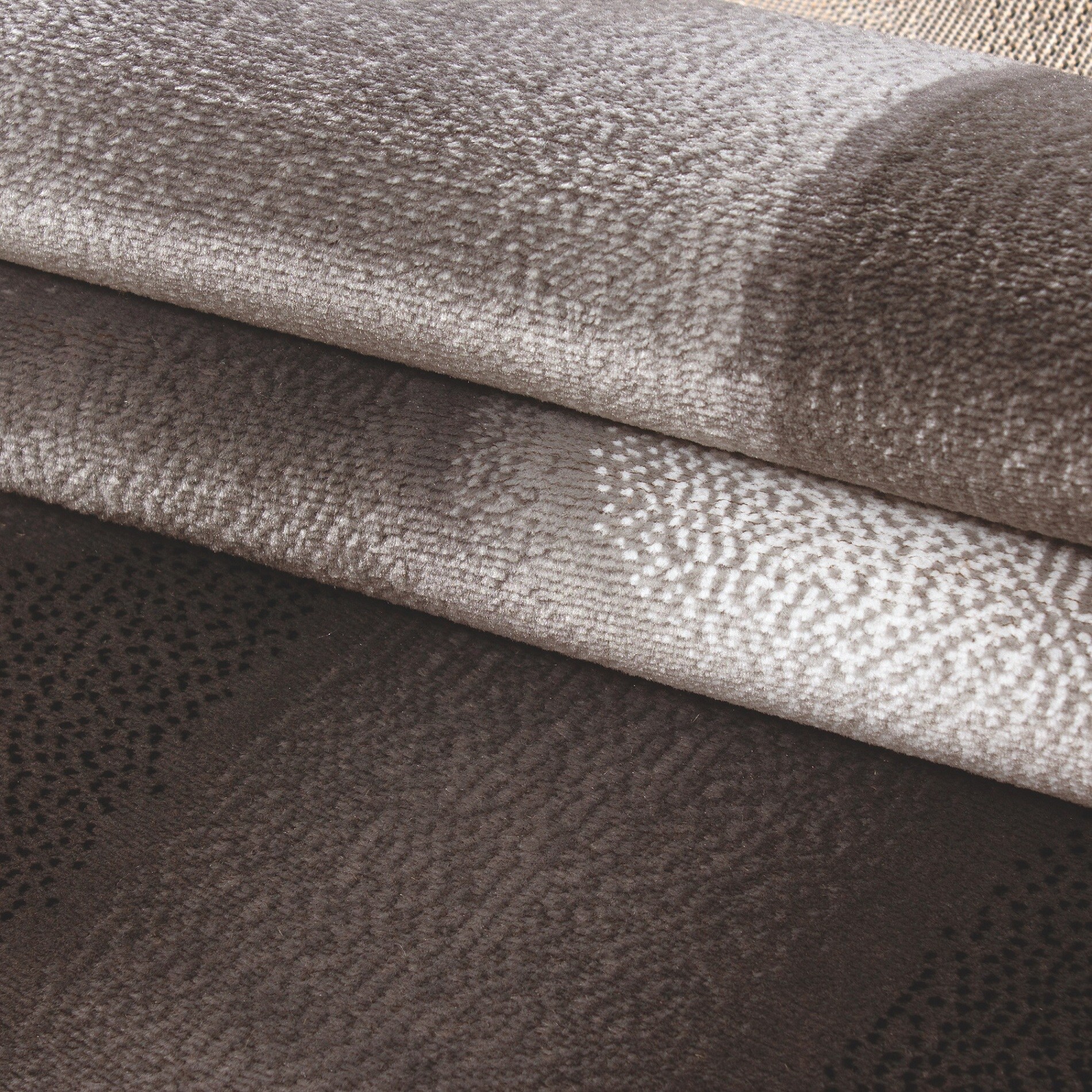 Wunderschöne Designer Teppich Modern Kurzflor Abstrakt Wellen Muster