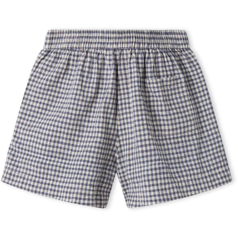 Køb MarMar Cotton Linen Marine Check Pinon Shorts