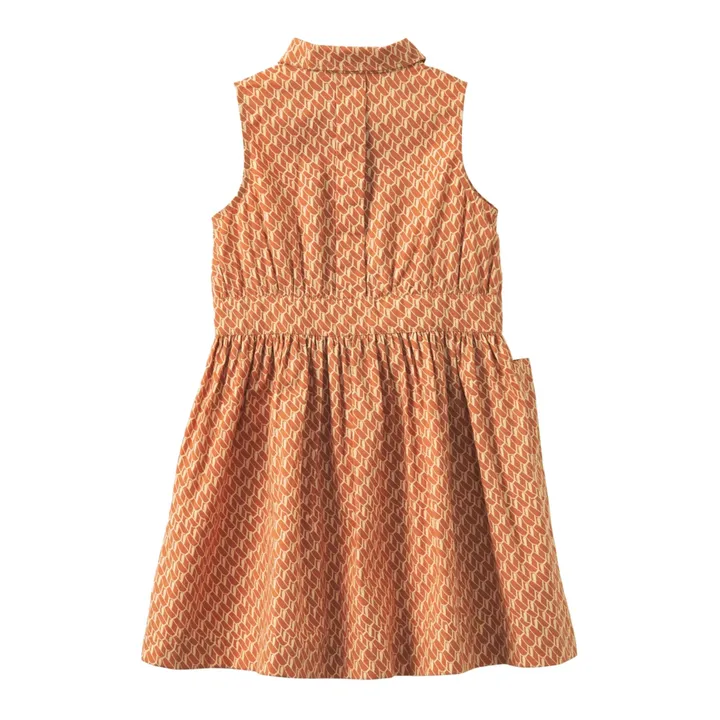 Caramel Robe en Popeline de Coton Penguin | Camel